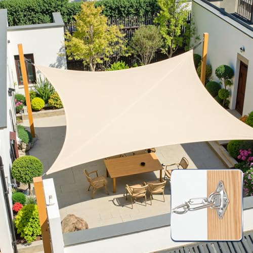 Stainless Steel Pad Eye Hook 8PCS M6 Rhombus Ceiling Hooks and Screws for Hanging Hammock, Plants, String Lights, Canopy, DIY, Porch Swing Hanging Kit, Indoor & Outdoor Use Swing Hooks - style: M6 Rhombus pad eye hooks 8PCS