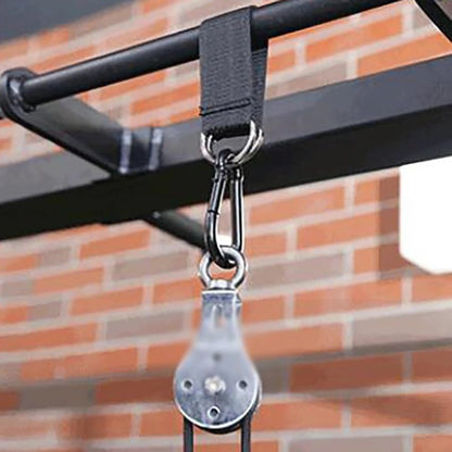 M8 Hanging Ring Mute Pulleys Bearing Wheels DIY Fitness Sports Lifting Pulley Wire Rope Rolling Wheel Fitness Accessories