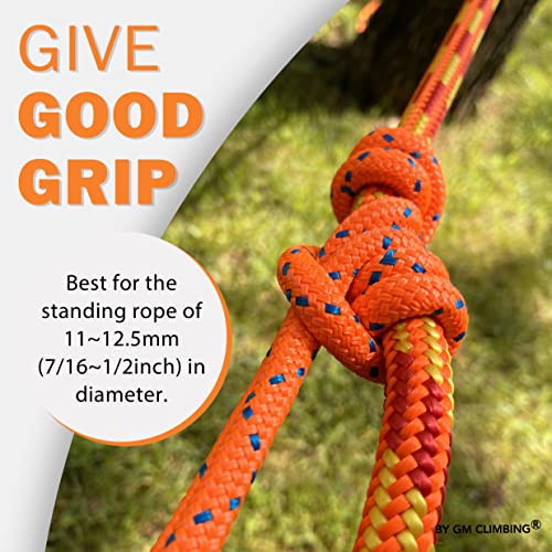 GM CLIMBING 8mm (5/16") Prusik Loop Pre-Sewn 18 inches / 24 inches - color: Orange-24 Inch