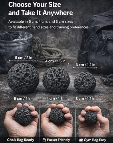 Callus Ball for Hands, Skin Conditioning & Callus Building Grip Trainer, Hand Strength Trainer for Rock-Solid Grip, Tougher Palms and Stronger Hands - color: 3cm-1pcs