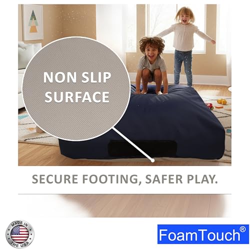 FoamTouch Variety Crash Pads with Foam Blocks for Kids and Adults - Therapeutic Sensory Pad with Cover - size: 48" by 48"