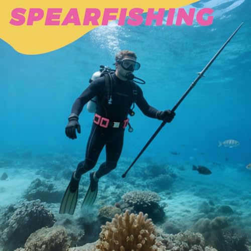 4 Pcs Scuba Weight Belt Set,Diving Weight Belt Coated Dive Weights with Nylon Belt - color: Pink, size: 1.1 lb