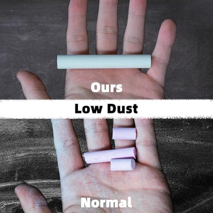 Orange Chalk 100PCS, Low Dust Chalks Stick Bulk for Chalkboard Blackboard Non-Toxic - color: Orange - 100PCS