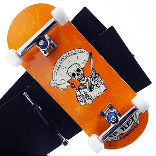 P-REP V2 Pro Performance Complete Wooden Fingerboard kit with Urethane Wheels and Bushings 34mm - Bandito - color: Bandito