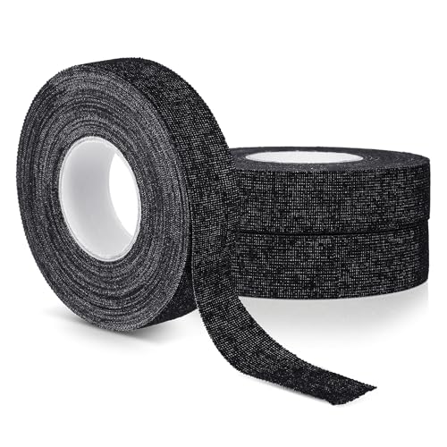 COMNICO Extra Strong White Athletic Tape - 32-feet for Fingers, Feet, Outdoor Sports, Climbing, Football - color: Black, size: 3 Rolls