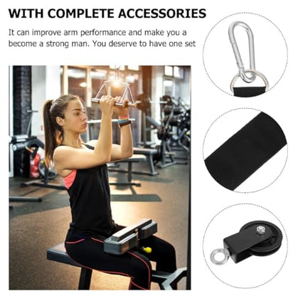 ULTECHNOVO DIY Home Gym High Drop Down Kit Pulley Cable System Silent Traction Pulley Heavy Duty