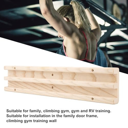Rock Climbing Finger Fingerboard Grip Strength Climbing Training Board Multiple Holding Positions for Strength Improvement Smooth Grip Design for Comfortable Long