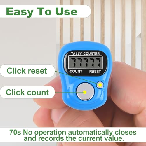 Tally Counter 10pc Electronic Finger Counter Digtal Clicker Counter 5 Digit LCD Counting for Knitting/Golf/Coaching/Goods Counting/Lap Etc