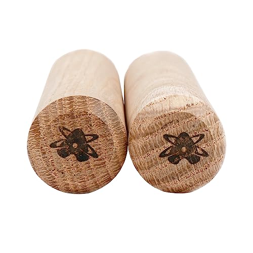 Atomik Climbing 2 Hard Wood Pegs for Peg Boards, Grip and Strength Training