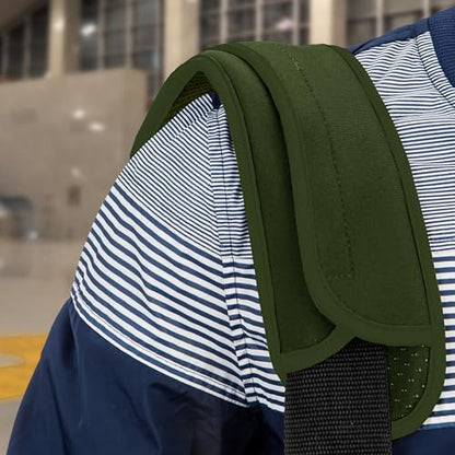 Ultra Thick & Breathable Universal Shoulder Pad Cushion for Bag - Long & Comfort - color: Army Green