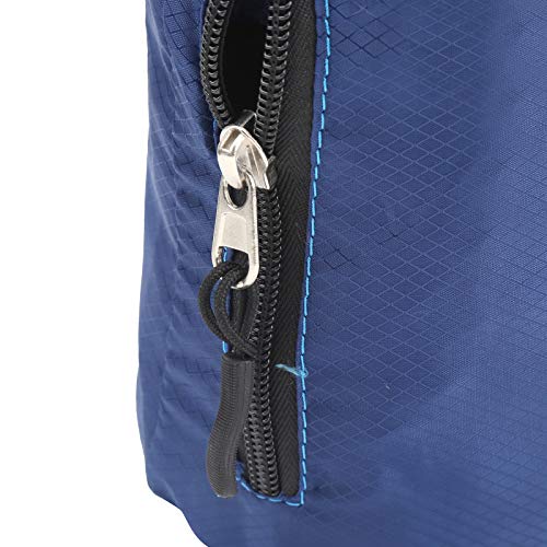 Keenso Rock Climbing Chalk Bag Drawstring Sealing Rock Brushes Support for Outdoor Mountaineering (Blue) - color: Blue