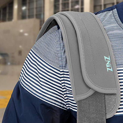 Ultra Thick & Breathable Universal Shoulder Pad Cushion for Bag - Long & Comfort - color: Gray