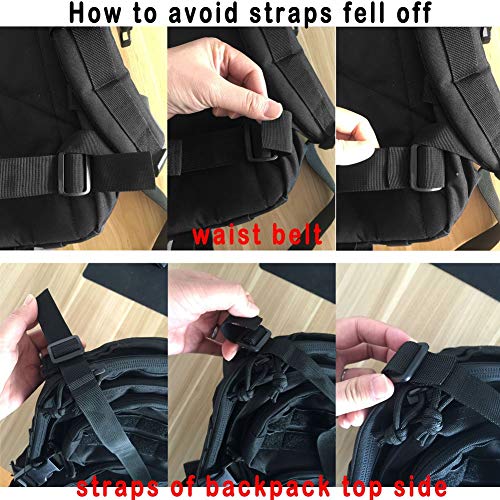 REEBOW GEAR Military Tactical Backpack Large Army 3 Day Assault Pack Molle Bag Backpacks - color: Black