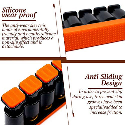 DILIMI Finger Strengthener, Guitar Beginner Exercier, Finger Trainer, Hand Grip Strength Trainer for Athletes,Musicians - color: Orange