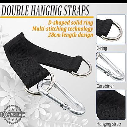 Silent Pulley 360 Degree Rotating Gym Cable Pulley Equipment Wheel with Hanging Straps and Carabiner 3.54 in Snatch Rigging Blocks Pulley Cable Machine Attachment DIY Attachment Lifting Blocks