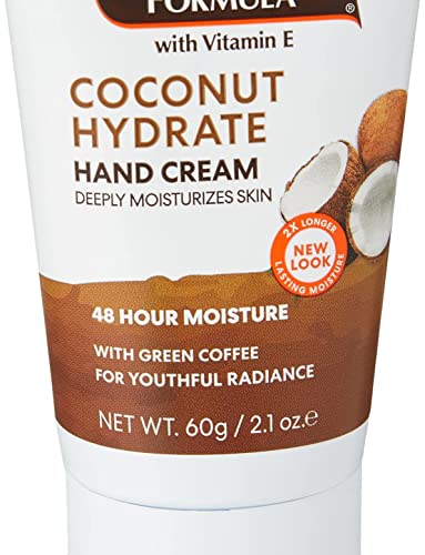 Palmer's Coconut Oil Formula Hand Cream with Green Coffee Extract, 2.1 Ounce (Pack of 2) - size: 2.1 Ounce (Pack of 2)