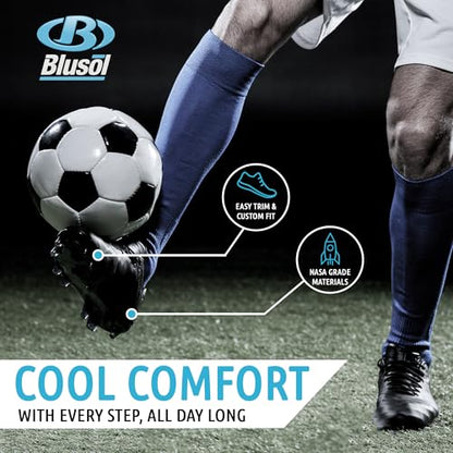 Blusol Shoe Adhesive Inserts - Advanced Temperature Control with NASA Tech for Comfort in Active Men and Women