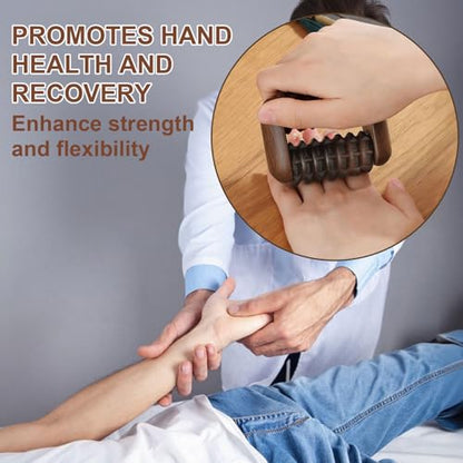 Stress Balls for Adults, Hand Exercise Roller for Arthritis, Stress Relief Hand Fidget for Relaxation and Focus, Hand Grip Strengthener Finger Exerciser Training Ball, 1 Piece