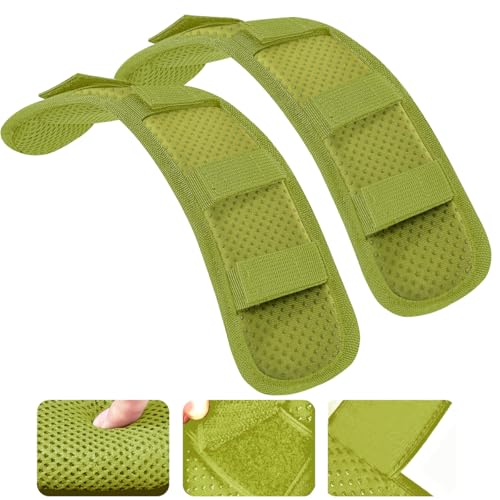ZINZ 2-Pack Universal Shoulder Pad with Ultra Thick Cushion for Bag Luggage Bag Crossbody, Plus Long & Anti-Slip & Breathable,Army Green - color: Army Green