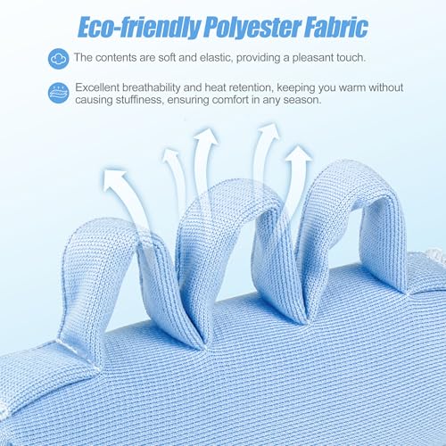 Palm Protector for Hand Contracture with Finger Separators | Hand Contracture Cushion for Stroke,Parkinson,Dementia, Arthritis, Moisture-wicking Polyester, Polystyrene Filling - style: 2 pcs