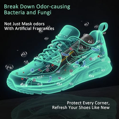 Shoe Deodorizer Rechargeable Ozone Tech Eliminates Odors in All Footwear, Auto Shut-Off Durable Freshener - color: Black