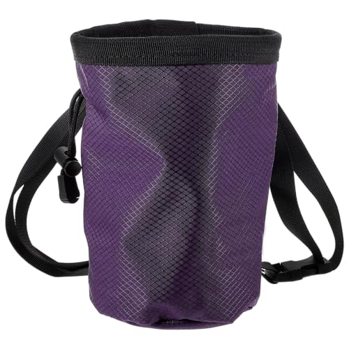 Portable Chalk Bag for Rock Climbing with Large Capacity, Oxford Cloth and Fleece Material, Anti-Slip Design Enhancing Grip, Stylish Look for Outdoor Climbing Activities
