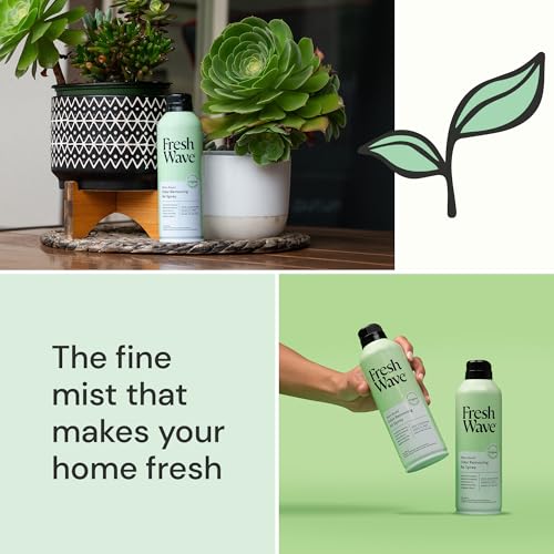 Fresh Wave Original Air Freshener Spray, 8 oz Room Odor Eliminator | Fine mist non-aerosol, Plant oil formula, Bathroom and pet area safe, No sulfates or parabens, Fabric and linen spray - size: 8 Ounce (Pack of 1)