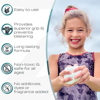 Z Athletic Block Chalk for Gymnastics, Weightlifting, Rock Climbing, Crossfit (Multiple Sizes Available) - style: 2oz Block (8 Pack - 1lb Total)