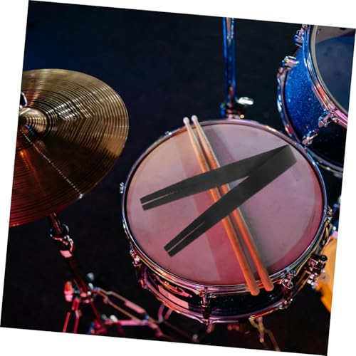 ERINGOGO Black Cowhide Cymbal Strap Sound Hole Belt for Cymbals Instrument Accessory for Drummers Sturdy and Convenient Replacement