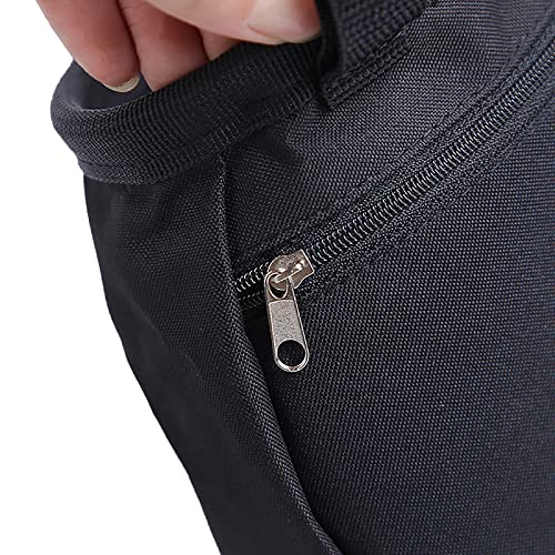 Outdoor Rock Climbing Storage Waist Hanging Anti Slip Powder Bag Adjustable Drawstring Closure Ice Climbing Chalk Bag for Weight Lifting Fitness Gymnastics Gym Workout Zippered Pockets