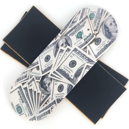 100 Dollar Bill - 34mm Wooden Pro Fingerboard Complete Set