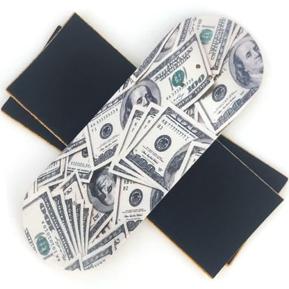 100 Dollar Bill - 34mm Wooden Pro Fingerboard Complete Set