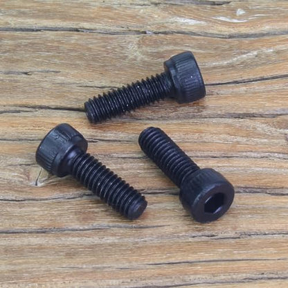 105 Pieces M4 x 12mm Socket Head Cap Screws, Thread Pitch 0.7mm, Sutemribor M4 Black Screws, 12.9 Grade Alloy Steel, Black Oxide Finish, Fully Threaded - size: M4 x 12mm, style: Socket Head
