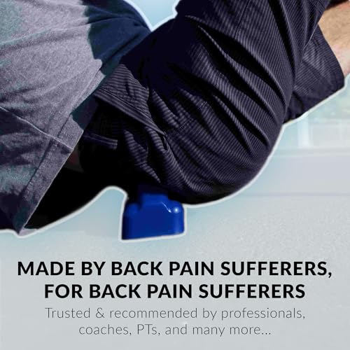 QL Claw Massage Tool for Back Pain Relief – Lower Back Massager & Trigger Point Massage Tool for Back, Hip & Glutes – Portable Manual Muscle Release Device - color: Black