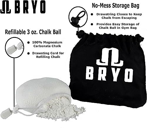 Chalk Ball 3 oz with Storage Bag - Premium Chalk for Rock Climbing, Weightlifting, Gymnastics, Crossfit & More - Mess Free Gym Chalk with Refillable Sock - Natural Drying Formula - size: 3 ounce (Pack of 1)