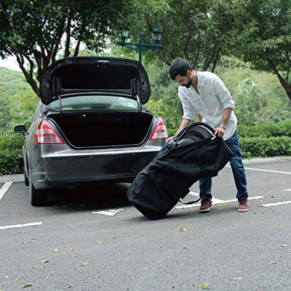 COOLBEBE 2 Pack Sports Duffle Bag - Extra Large Travel Duffel Luggage Bag | Heavy Duty Dual Zipper, 600D Polyester, Oversized Capacity, Sturdy & Water Resistant for Sports Equipment, Camping & Moving - size: 47" x 13.7" x 17.5" 2Pack