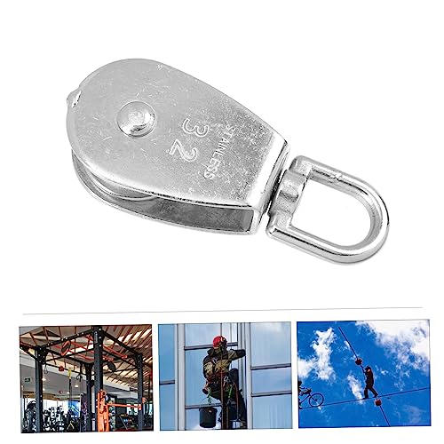 Single Pulley Practical Bearing Steel Lift Wheel Stainless Steel Fitness Accessory Vibration Reduction