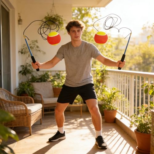 Shoulder Reliever Ball System Arm Relief Fitness Equipment | Shoulder Stretch Ball with Rod for Adults Men Women Indoor Outdoor Home Living Room Gym Office Fitness