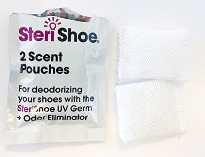 Scent Pouch for UV Shoe Sanitizers, Clean Fragrance Shoe Freshener | Reusable fragrance pouch adds a clean scent during compatible sanitizer cycles and freshens footwear between wears.