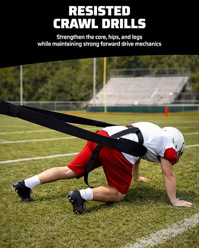 THEFITGUY Speed Training Belt for Sprint, Agility & Resistance | Overspeed & Multidirectional Drills for Coaches, Teams, Build Acceleration & Power for Football, Soccer & Track, Non-Elastic