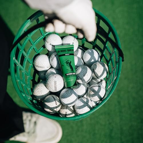 Gamer Grip Golf Cream for Sweaty Hands (Golf) Made in USA | Fast-Drying Hand Cream for Enhanced Swing Control & Accuracy, Residue-Free Sweat Absorbing Lotion