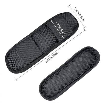 Removable Shoulder Strap Pad, Backpack Strap Pads, Guitar Strap Pad, Shoulder Pad for Bag Strap Pad, Shoulder Strap Padding, Black Removable Luggage Bags Shoulder Strap Pads