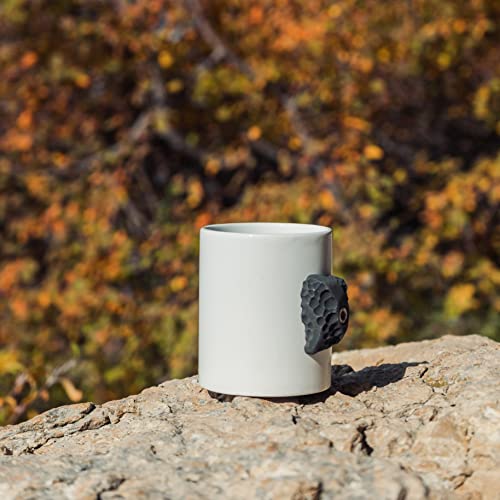 YY Vertical Climbing Mug Evo, Pinch Mug for Rock Climbers and Boulderers, Indoor Bouldering Grip Cup, Unique Gift, Black - color: Black