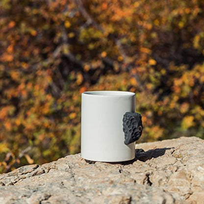 YY Vertical Climbing Mug Evo, Pinch Mug for Rock Climbers and Boulderers, Indoor Bouldering Grip Cup, Unique Gift, Black - color: Black