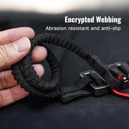 Tactical Tool Lanyard with Quick-Release Buckle, Retractable Tether for Safety Fall Protection with Screw Lock, Multi-Function Tool Lanyards for Hand Tools、Pistol、Belt or MOLLE