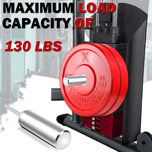 Steel Weight Stack Pin - Gym Pins for Weight Stack, Secure & Durable Fitness Gym Pin Extender for 2" Weight Plates - size: 10*100mm