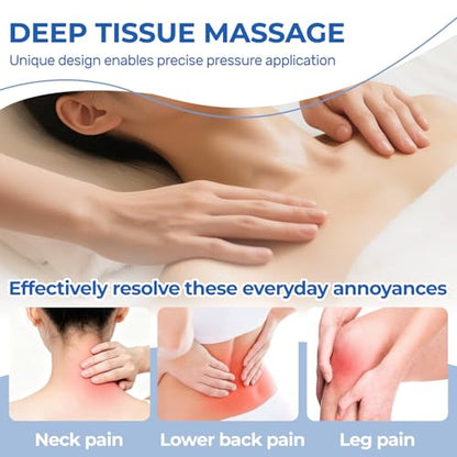 3PCS Thumb Saver Massage Tools,Manual Deep Tissue Massage,Set Include 1 Green Thumb Protector Tool & 1 Trigger Point Pressure Massager & 3-Legged Massage Knobs (3 Pcs) - color: 3 Pcs