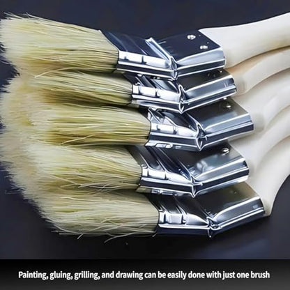 Tool with Comfortable Wooden Grip for Deeply Long Curved Head Scrub Brush Extended Reach Extension - size: A