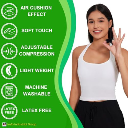FS-OS-01, 3D Breathable Elastic Fabric Finger Brace, for Trigger Finger, Finger Injury and Basketball Volleyball Baseball Badminton Tennis Boating Gym, One Pair