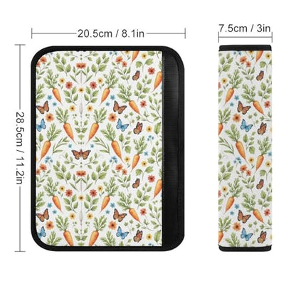 2 Pack Cute Rabbit Bunny Car Seat Belt Pad Soft Padded Seat Belt Cushion for Child, Stroller Pushchair High Chair, Shock Absorption - color: Pattern 1066
